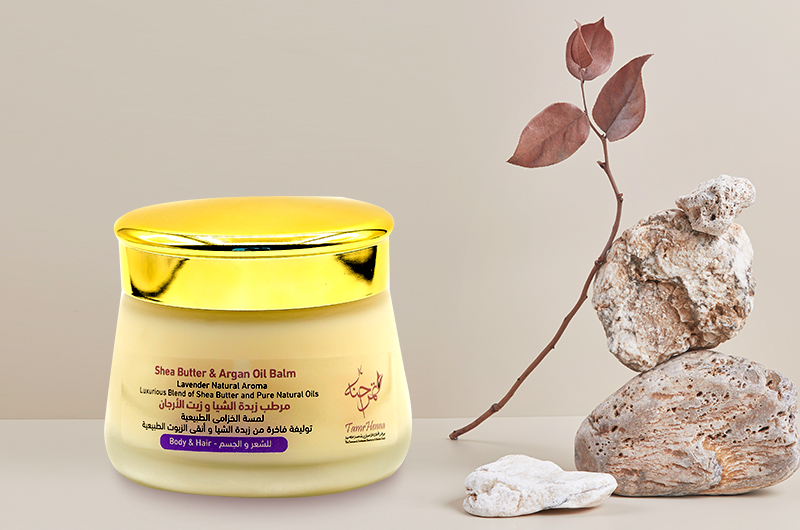 Shea Butter & Argan Oil Balm Lavender Natural Aroma Luxurious Blend of Shea Butter and Pure Natural Oils